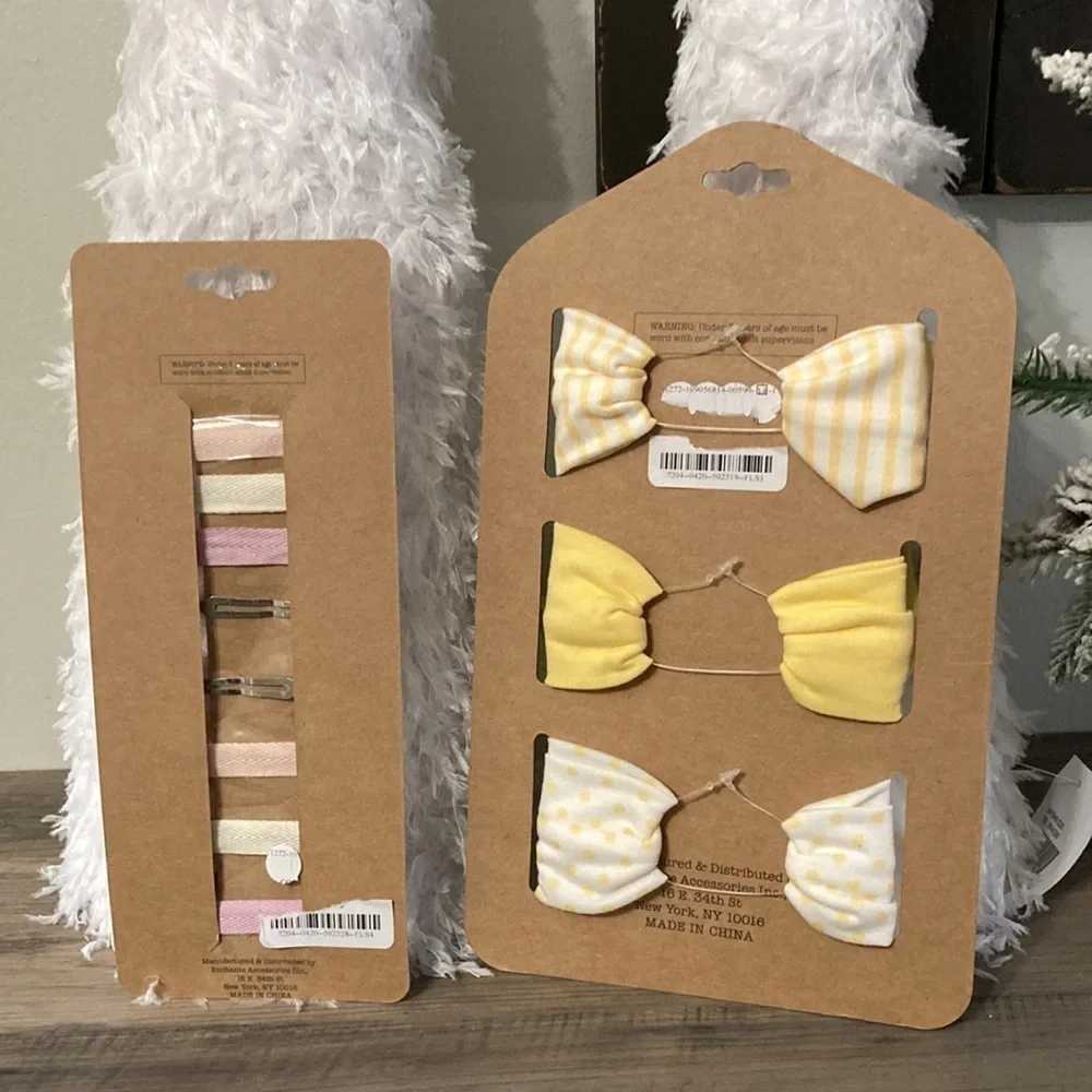 NEW Rae Dunn EASTER BUNNY, LITTLE CHICK EASTER EGG CLIPS AND HEADBANDS